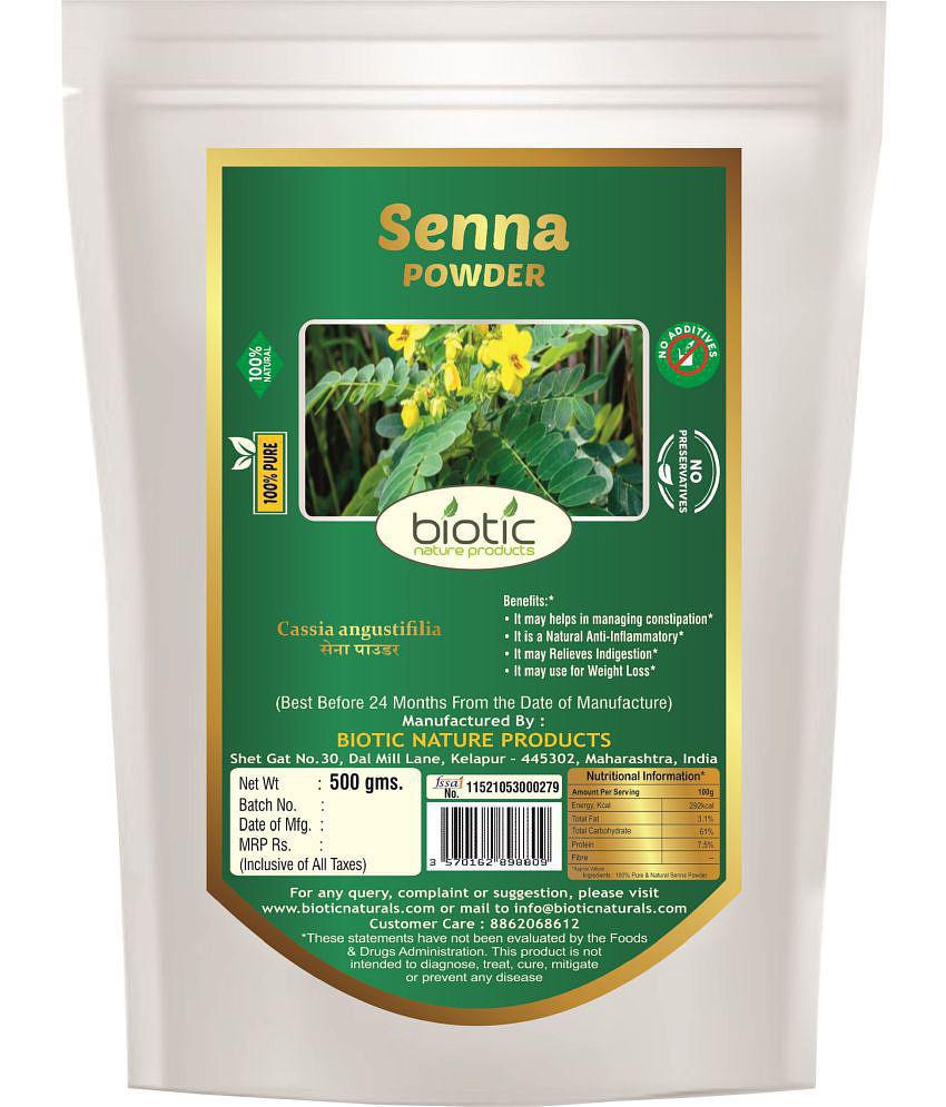 Biotic Sonamukhi Leaves Powder - Sanay Patti Powder 500 gm