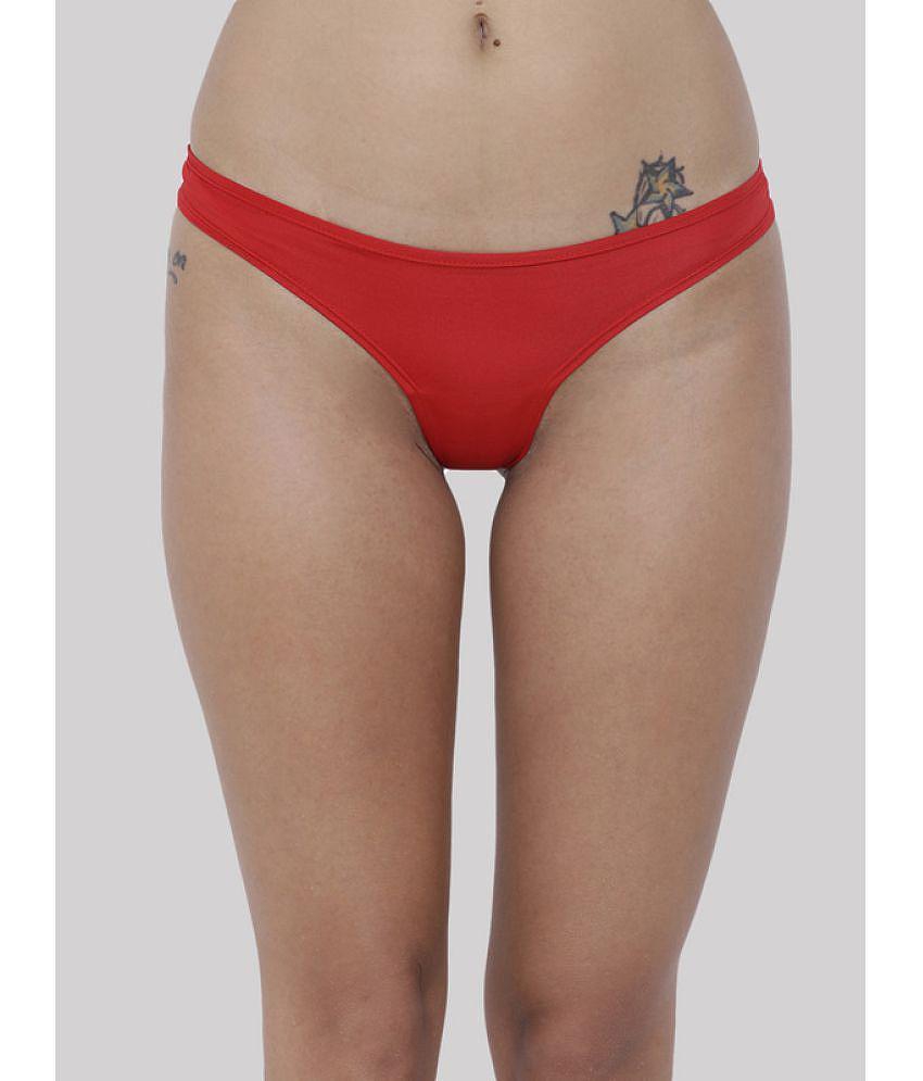 Chic Men BASIICS By La Intimo - Multicolor BCPSS010C Polyester Solid Women's Bikini ( Pack of 3 