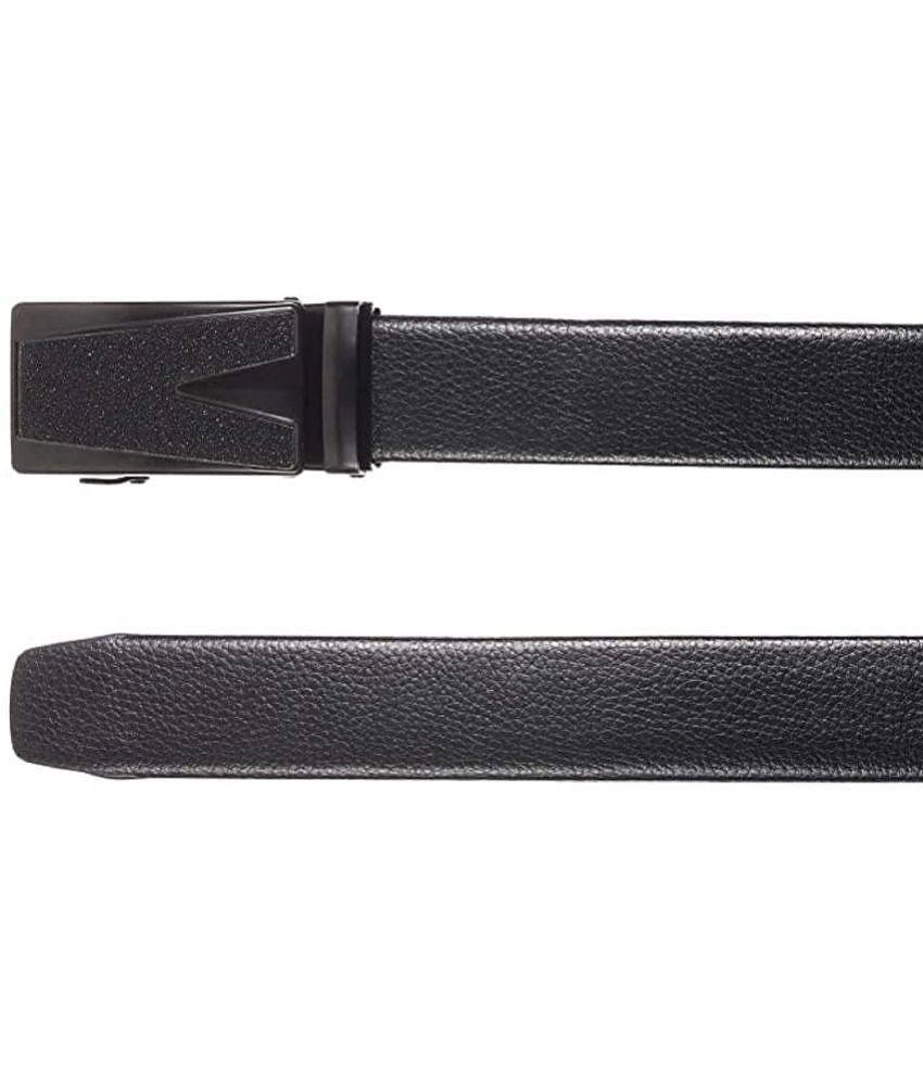 Buy Online Garg Store Zacharias - Black Leather Men's Casual Belt ( Pack of 1 ) - None