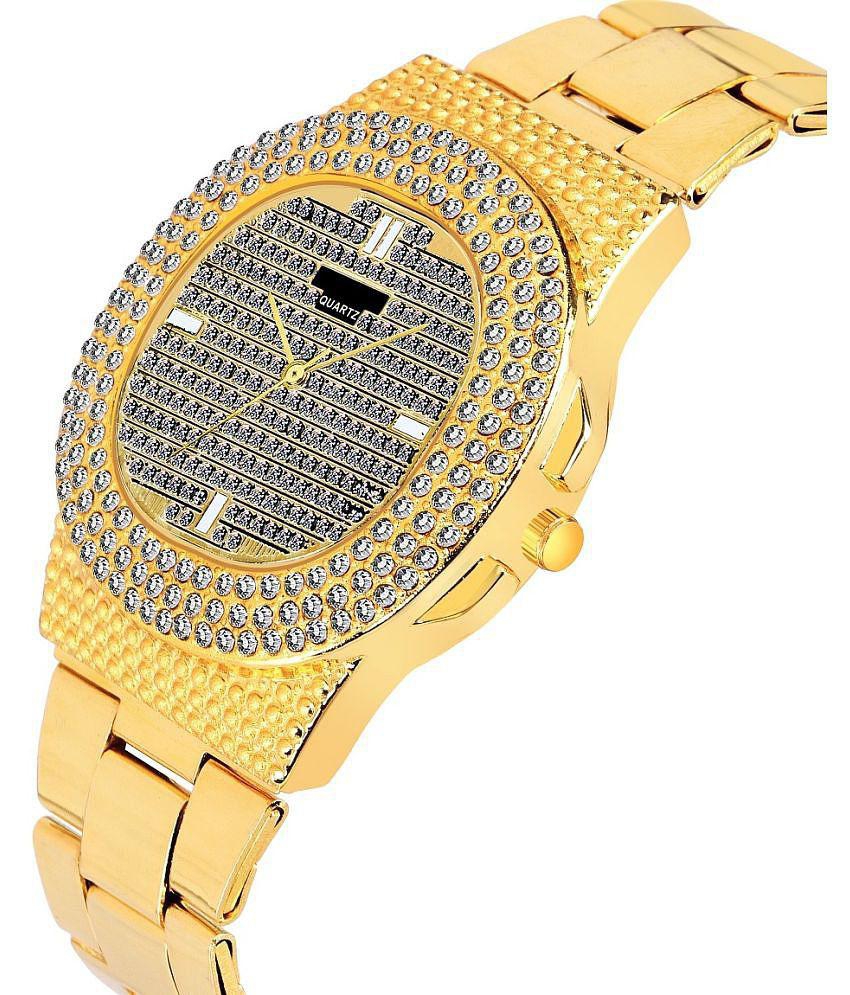 Hala - Gold Stainless Steel Analog Men's Watch