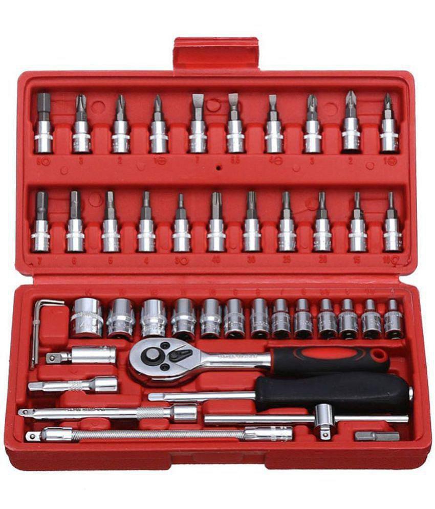 GLUN - 46pc Socket Wrench Screwdriver Set