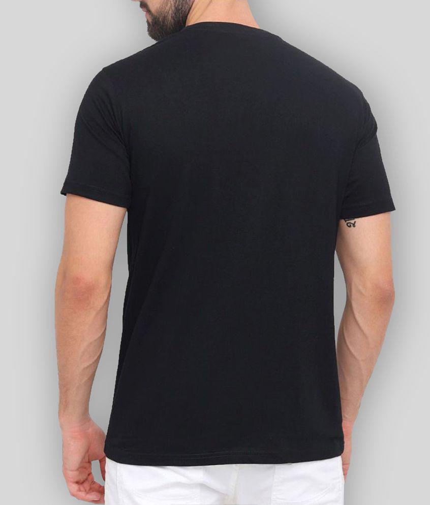 SKYRISE - Black Cotton Slim Fit Men's T-Shirt ( Pack of 1 ) - None