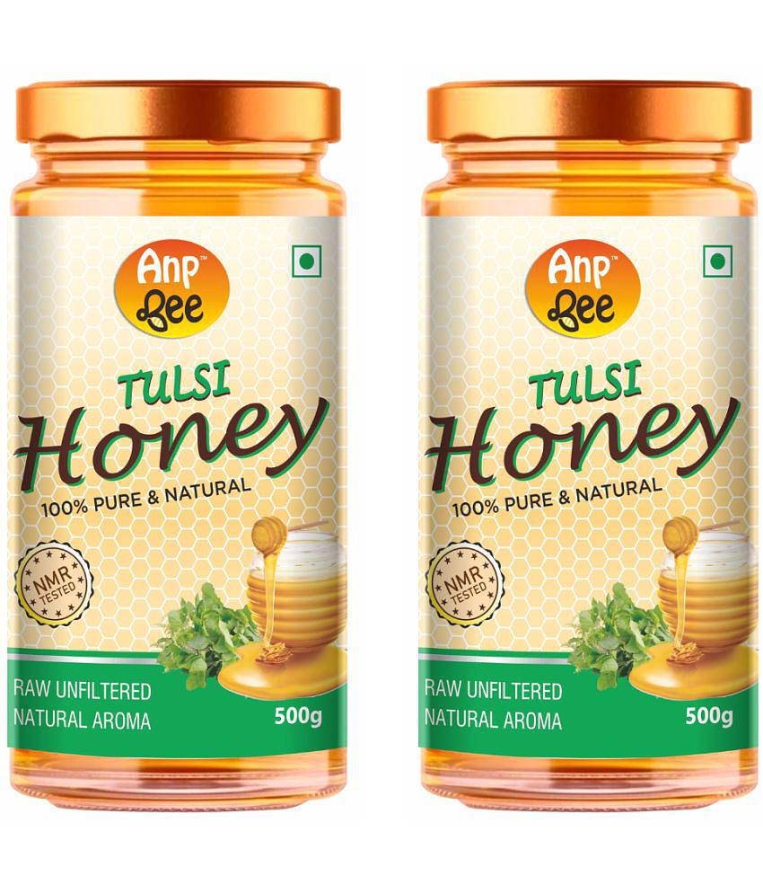 ANP BEE Honey Raw Tulsi Honey 500 g Pack of 2