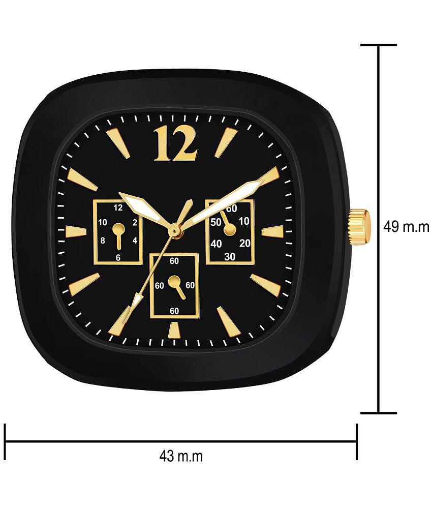 Hala - Black Silicon Analog Men's Watch