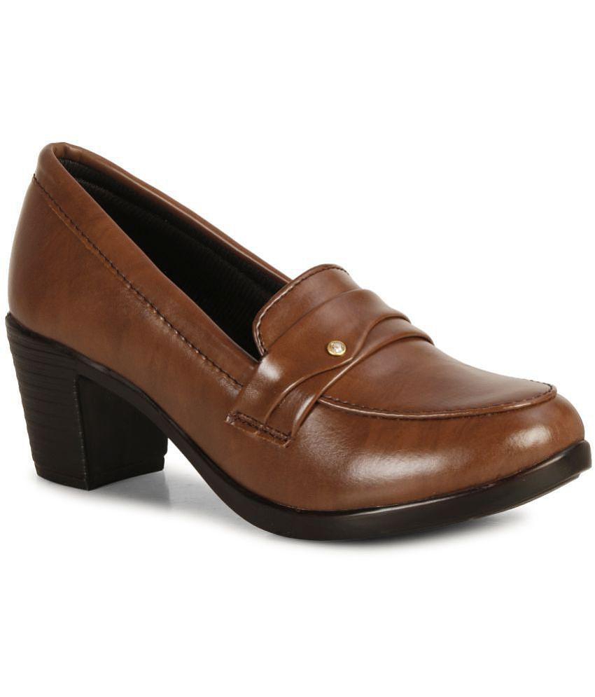 Ishransh - Brown Women's Pumps Heels - None