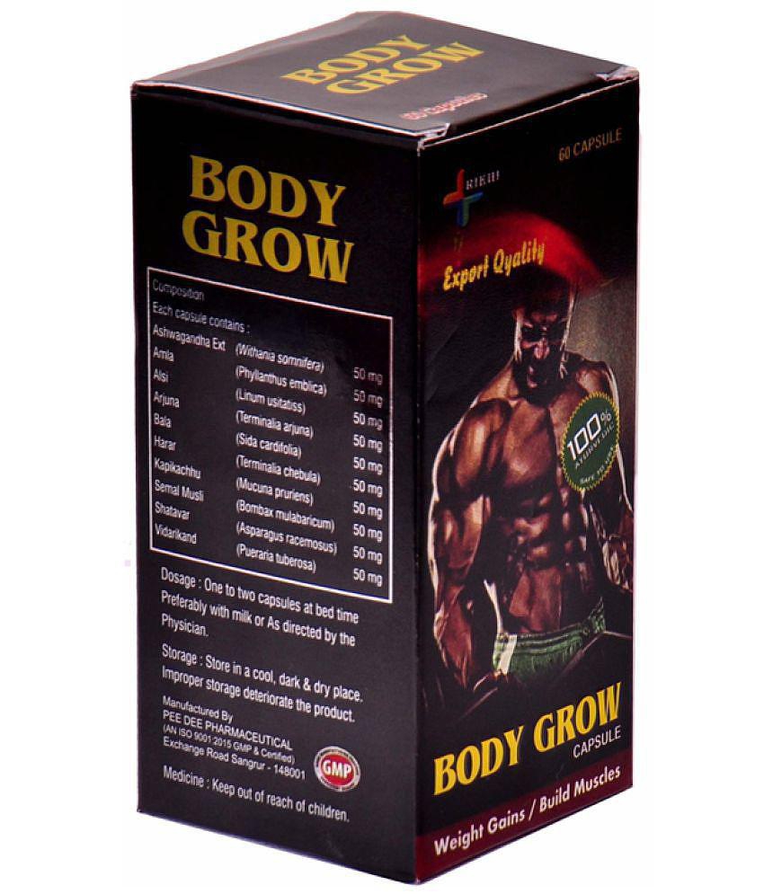 Rikhi Body Grow Mass Gainer Capsule 60 no.s