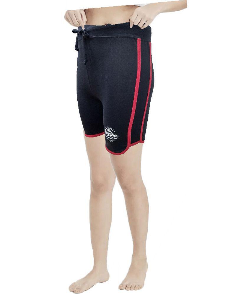 Chic Men Monisha Plus Cotton Cut-Offs - Black - None 2025 at ShopCircuit | ONDC