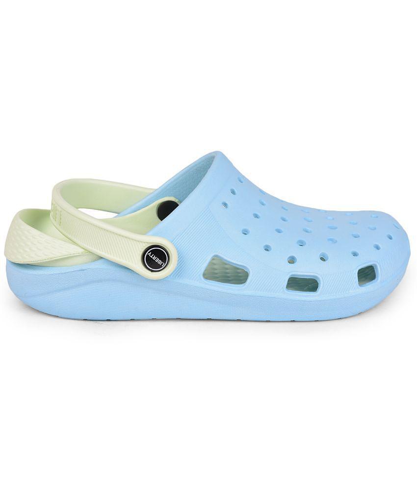 Elegant Men Liberty Blue Clogs - None 2025 at ShopCircuit | ONDC