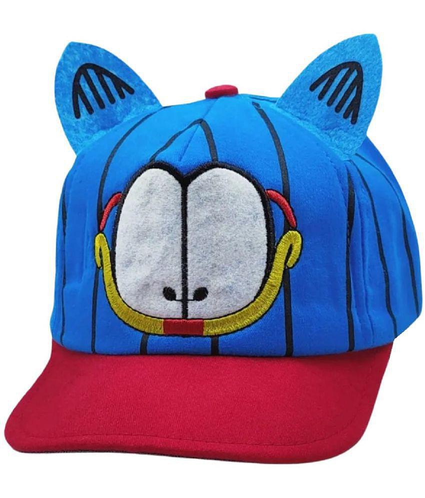 Elegant Men Zacharias Unisex Kids Cotton Cap kc-08 - Blue (Pack of 1) (1-4 Years) - None 2025 at
