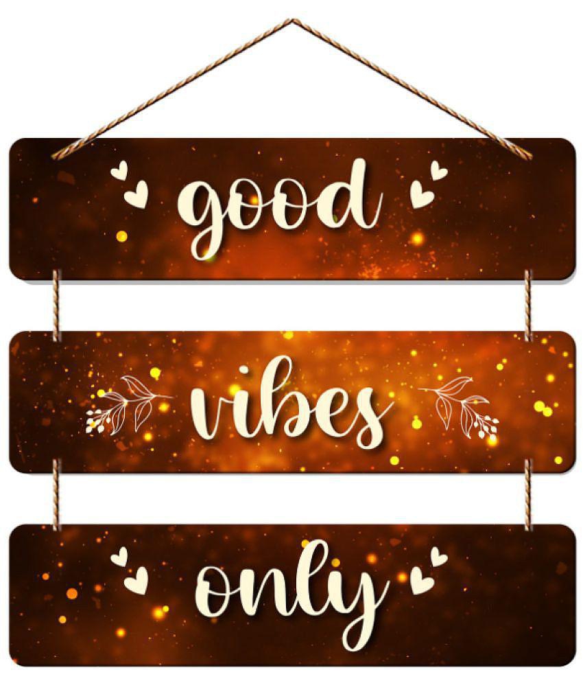 Art Vibes Wood Wall Hanging Decoration Item Artwork Wall Sculpture Brown - Pack of 1