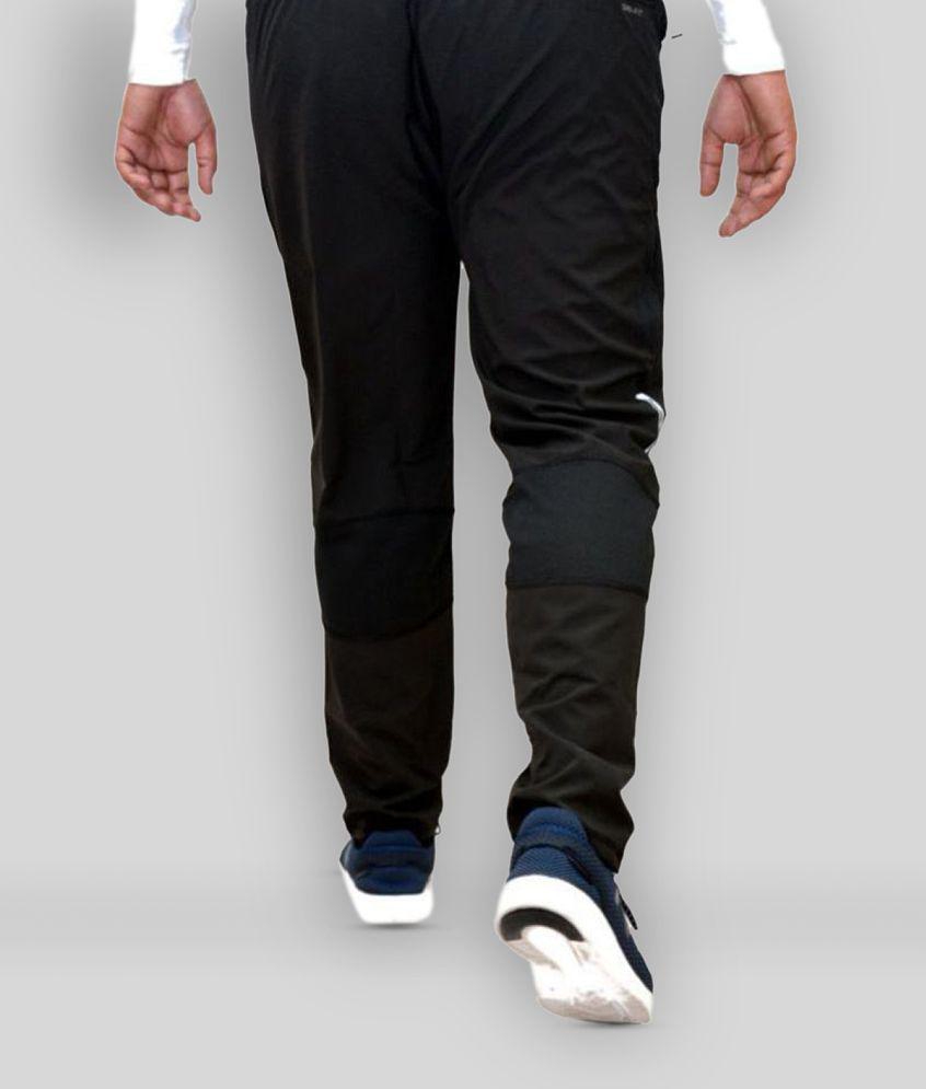 RANBOLT - Black Polyester Men's Trackpants ( Pack of 1 ) - XL