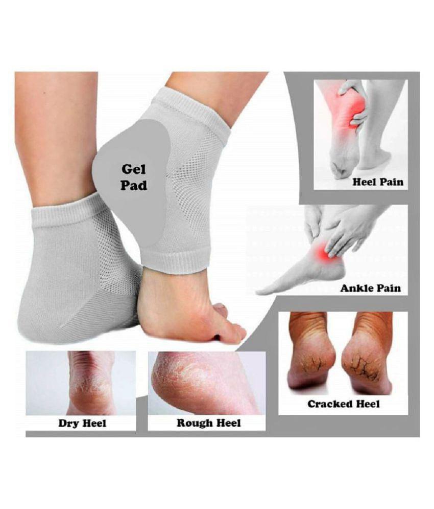 HINGOL Anti heel crack set pain relief Heel Support PAIN RELIEF Free Size