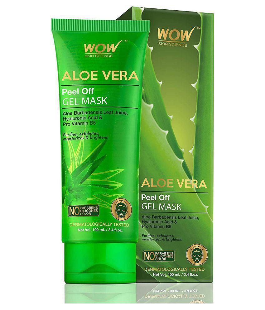 WOW Skin Science Aloe Vera Peel Off Gel Mask - 100 mL - TUBE