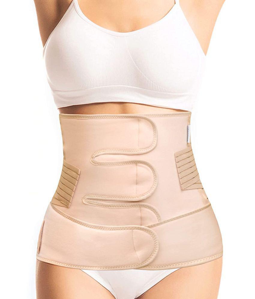 Expertomind Maternity Belt After Delivery C Section 2-In-1 Abdominal Belt For Women Body Shaper LARGE Size Abdominal Binder And Maternity Belt - None