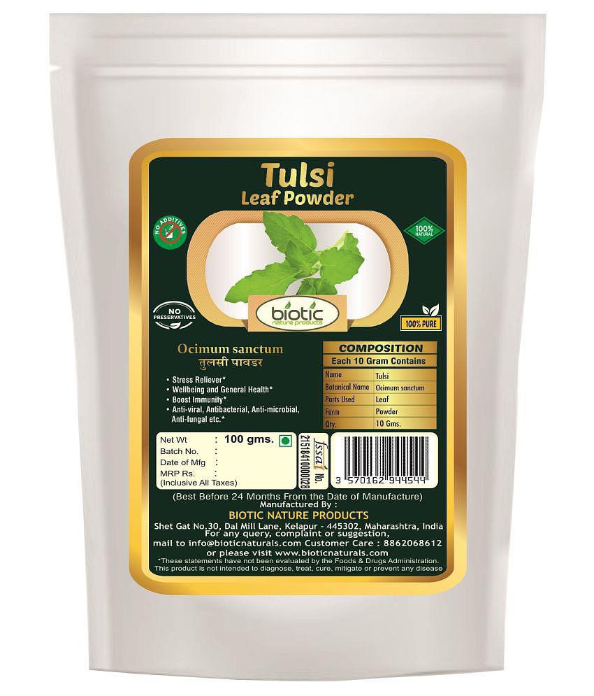 Biotic Ashwagandha, Giloy and Tulsi Powder for Immunity Powder 300 gm Pack of 3