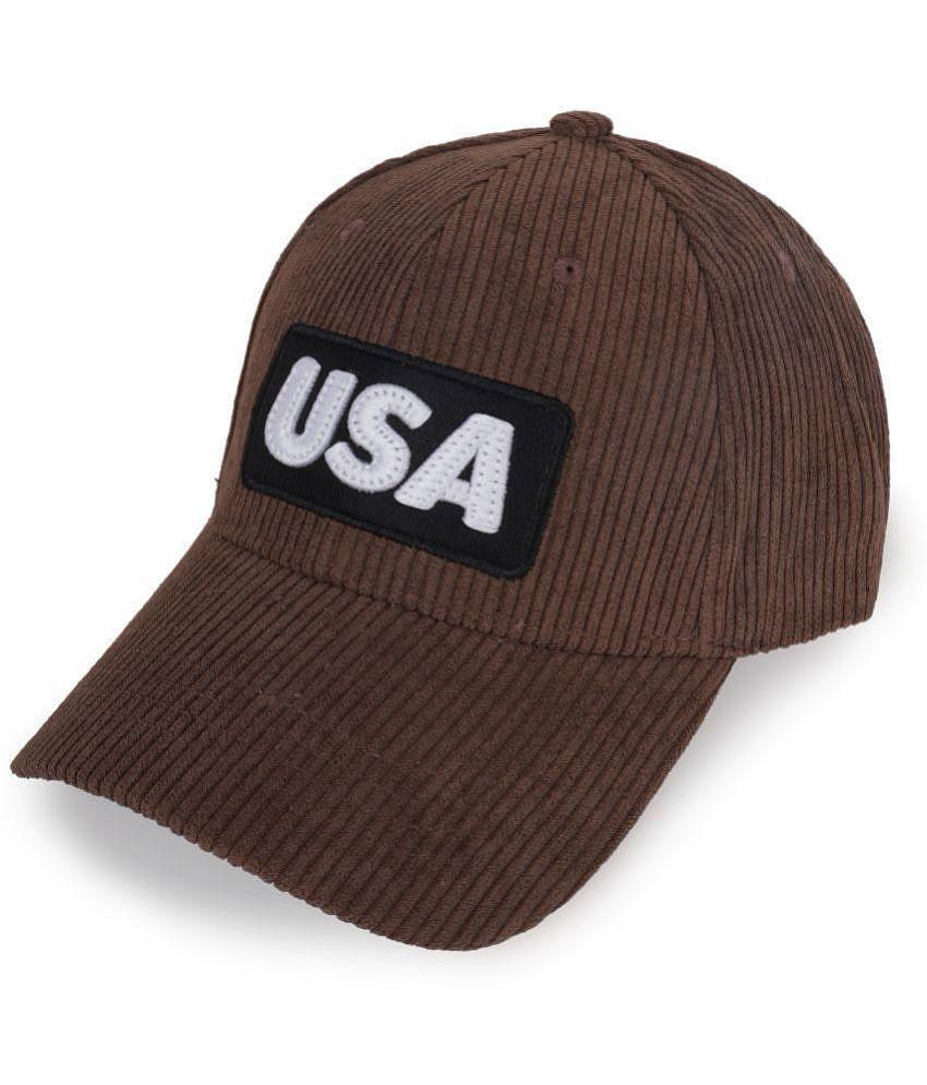Sophisticated Men valdez Brown Cotton Blend Mens Cap ( Pack of 1 ) - Brown 2025 at ShopCircuit |