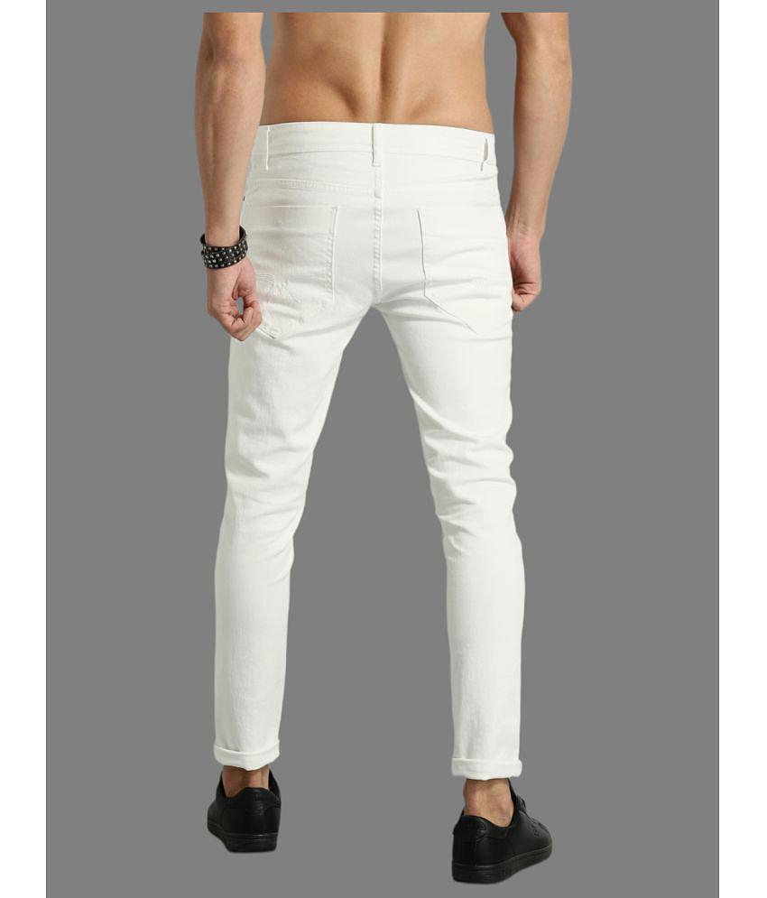 Lawson - White Denim Skinny Fit Men's Jeans ( Pack of 1 ) - None