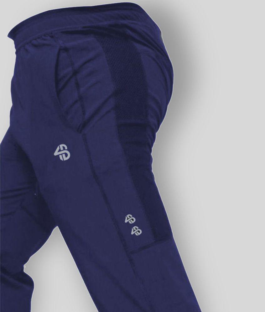 Forbro - Navy Blue Polyester Men's Trackpants ( Pack of 1 ) - L