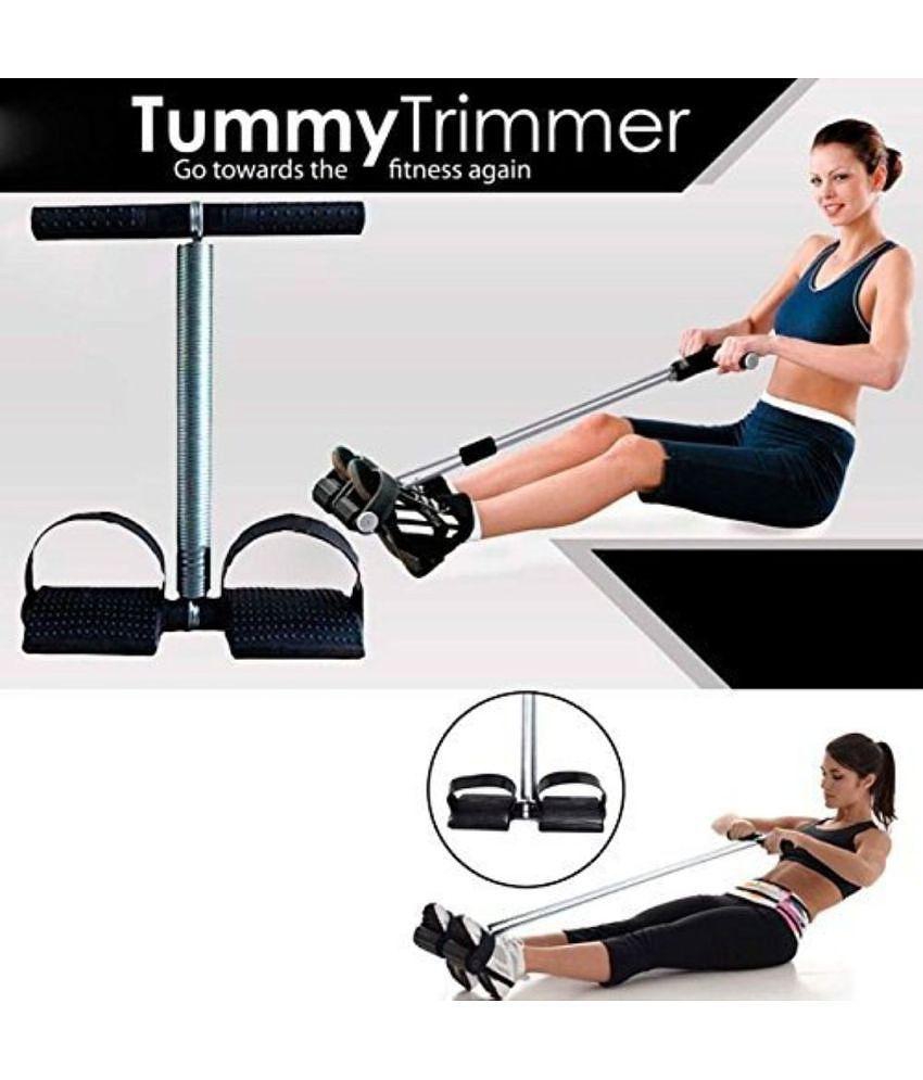 HORSE FIT Tummy Trimmer Pump + Sweat Slim Belt A Complete Slimming Exercise Kit. - Multi Color