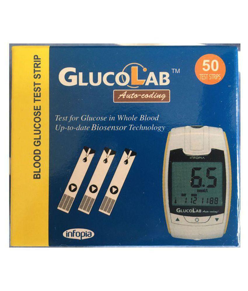 Glucolab GLUCO LAB TEST 50 STRIPS Expiry March 2024