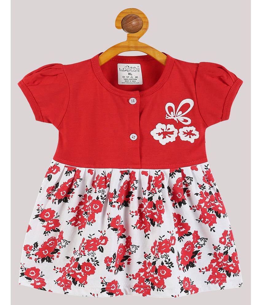 Best Women Babeezworld - Multi Cotton Baby Girl Frock ( Pack of 3 ) - None 2025 at ShopCircuit |