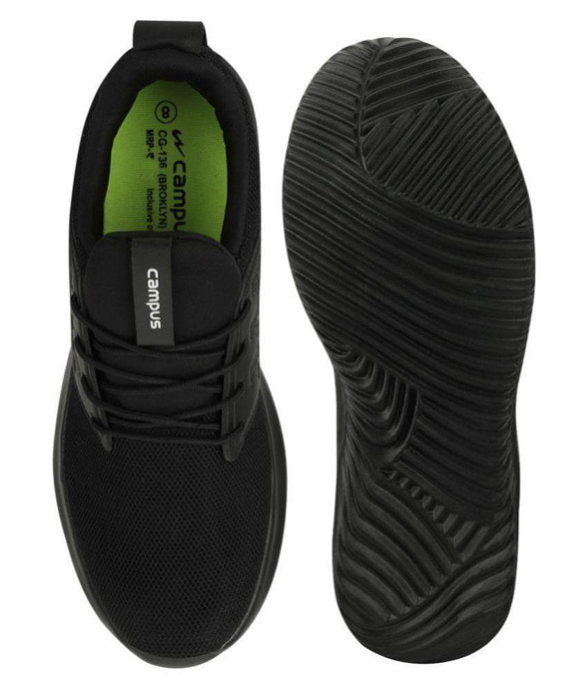 Campus BROKLYN Black Running Shoes - 8