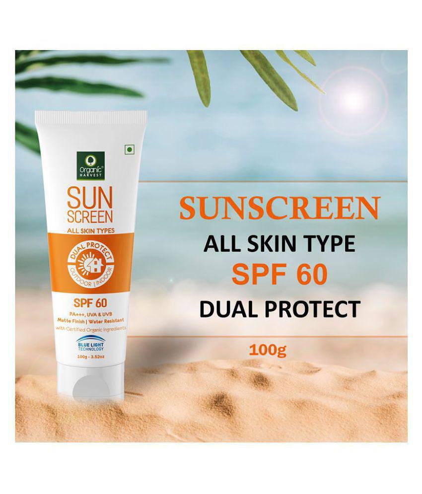 Organic Harvest Sunscreen SPF 60 For All Skin Type - 100gm