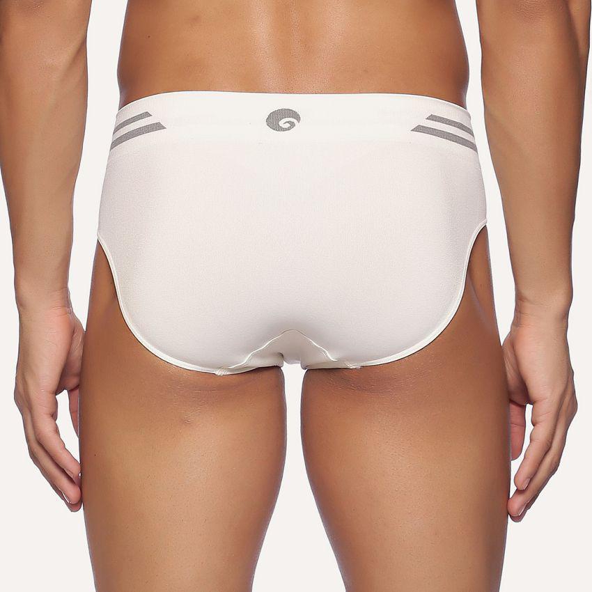 New Men Omtex - White Nylon Mens Briefs ( Pack of 1 ) - None 2025 at ShopCircuit | ONDC