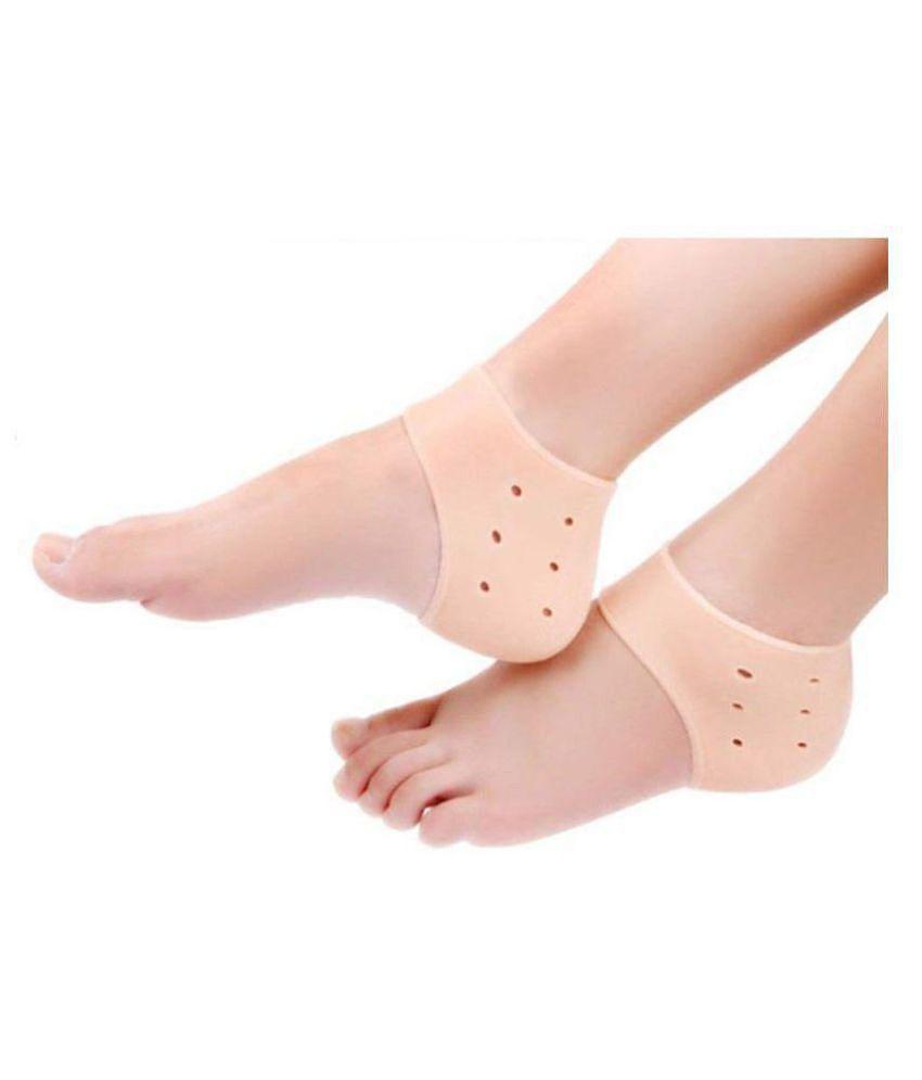 HINGOL Silicone Gel Heel Pad Socks Regular