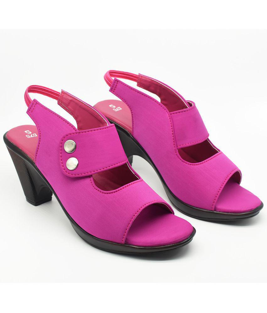 Dream Makers - Pink Women's Sandal Heels - None