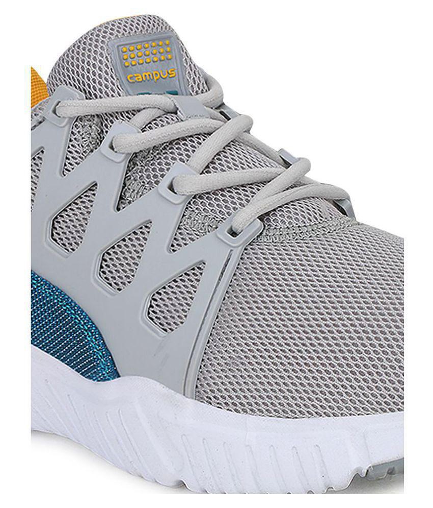 Campus BARLEY Grey Men's Sports Running Shoes - 8