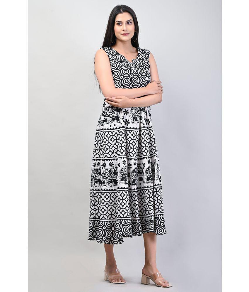 Best Men Frionkandy - Multicolor Cotton Womens Fit & Flare Dress ( Pack of 1 ) - None 2025 at Sh