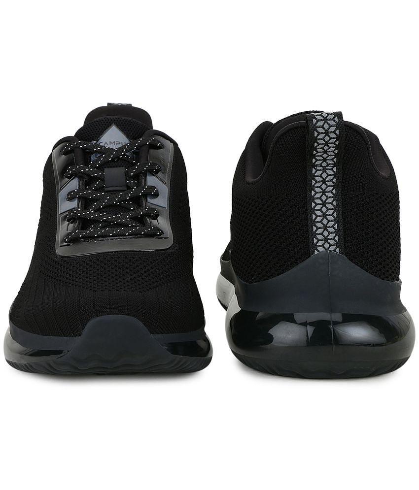 Campus ARTEMIS Black Running Shoes - 9, Black