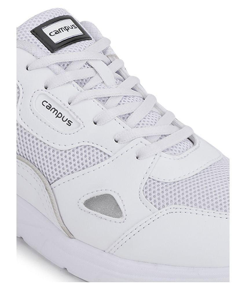 Campus WISDOM White  Men's Sports Running Shoes - 8