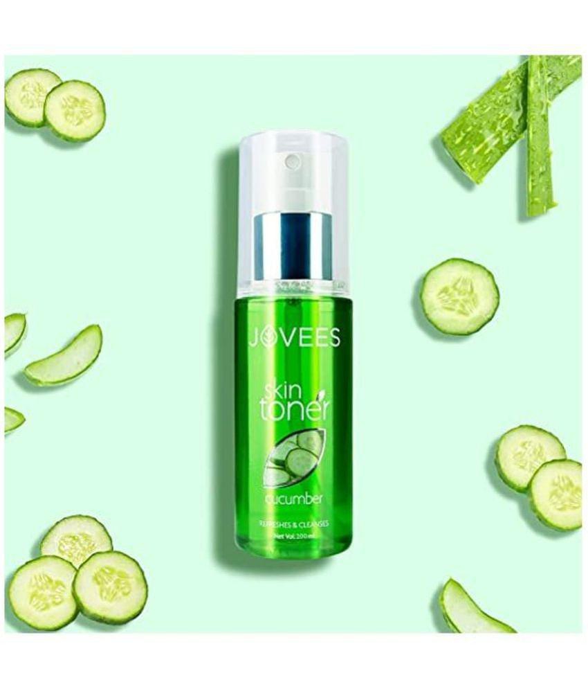 Jovees Herbal Cucumber Skin Toner for Oily & Acne Prone Skin Hydrating And Pore Tightening 100 ml