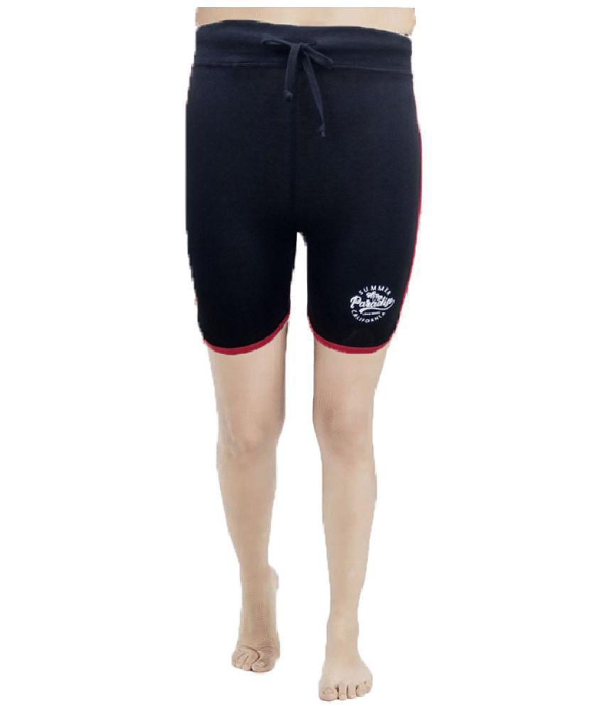 Chic Men Monisha Plus Cotton Cut-Offs - Black - None 2025 at ShopCircuit | ONDC