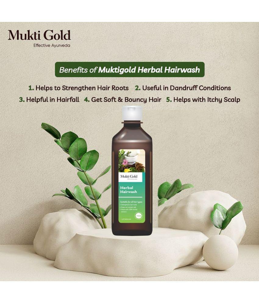 Mukti Gold - Damage & Repair Shampoo 200 mL ( Pack of 4 )