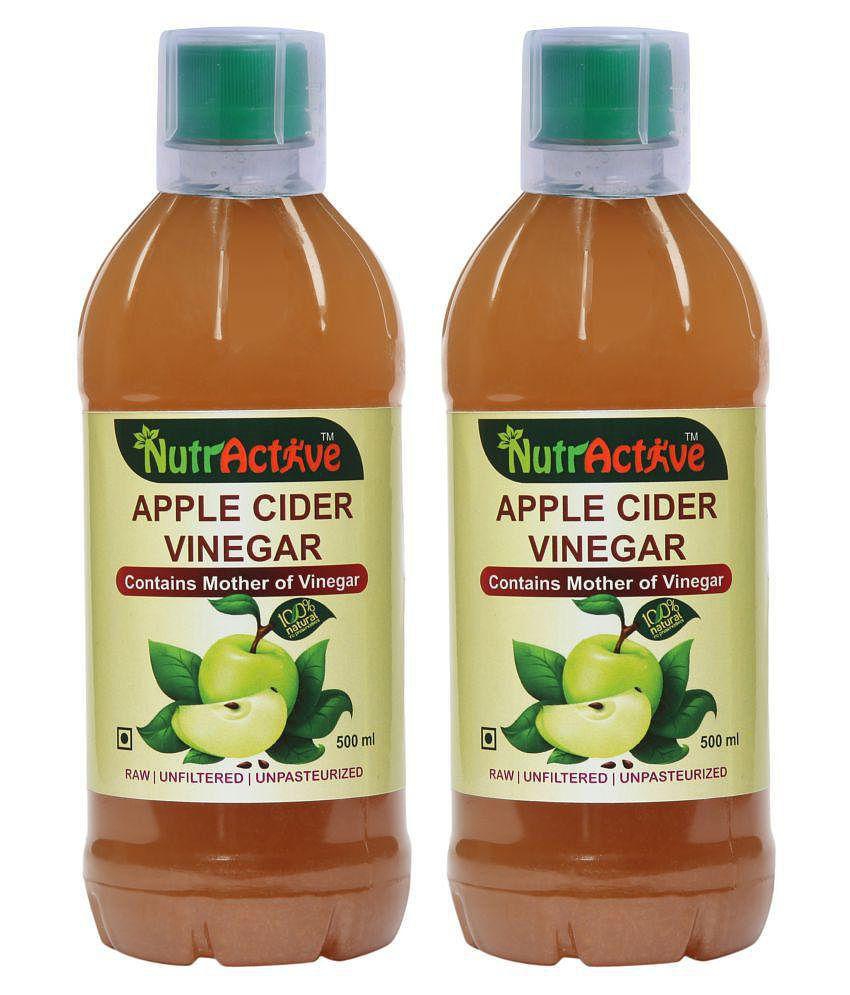 NutrActive Green Apple Cider Vinegar With Mother of Vinegar 1000 ml Unflavoured