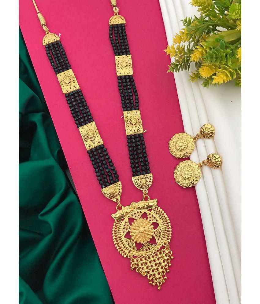 Exclusive Men Ruyu Black Alloy Necklace Set ( Pack of 1 ) - Black 2025 at ShopCircuit | ONDC