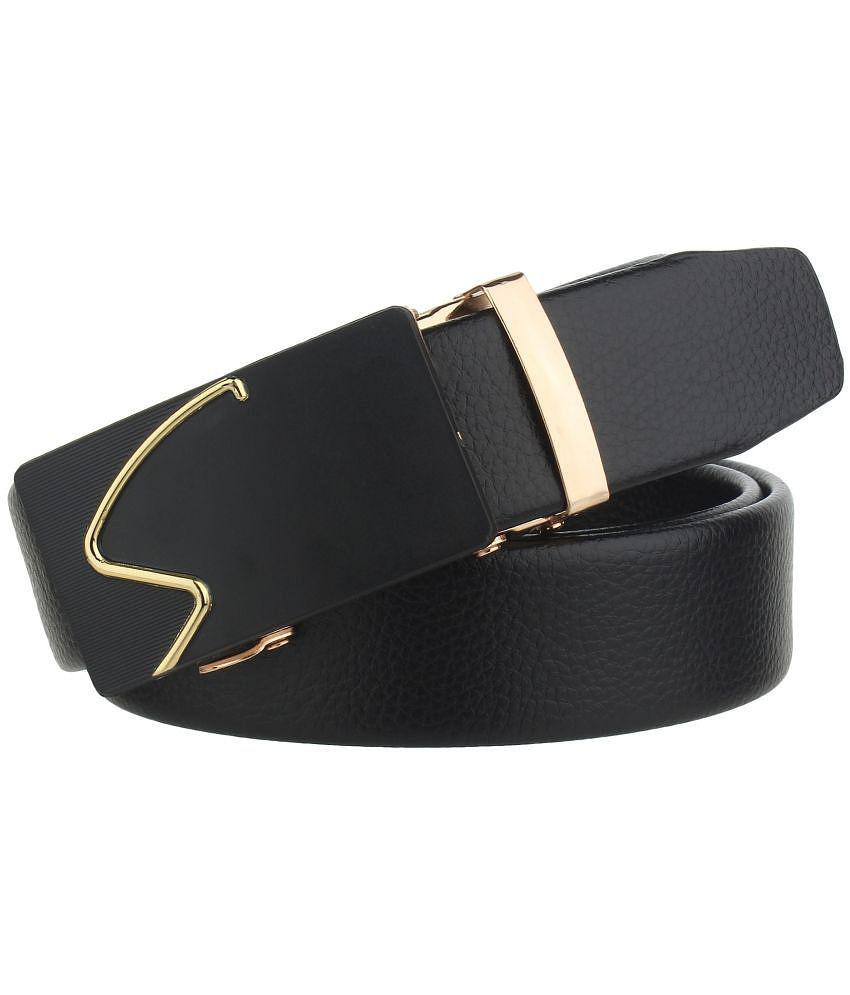 Buy Online Garg Store Zacharias - Black Canvas Men's Casual Belt ( Pack of 1 ) - None