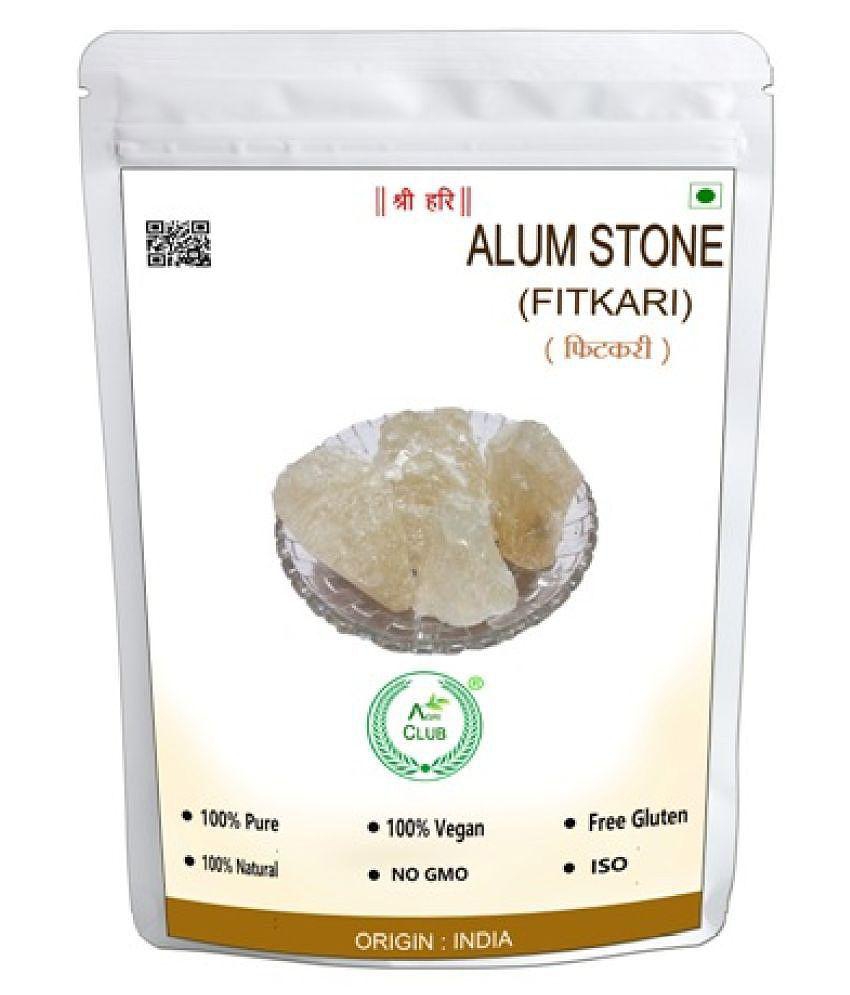 AGRI CLUB Alum Stone/Fitkari/ Raw Herbs 400 gm Pack Of 1