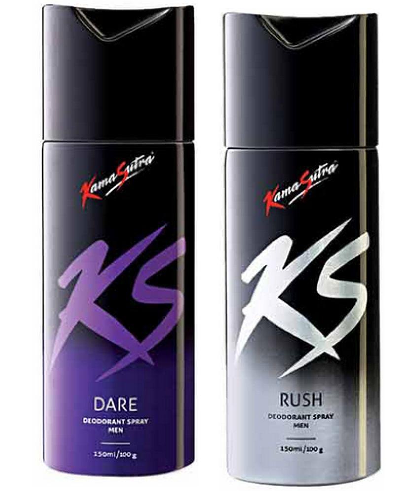 KamaSutra - Deodorant Spray for Unisex 300 ml ( Pack of 2 )