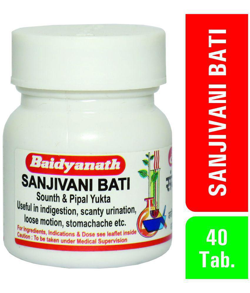 Baidyanath Sanjivani Bati 40 Tablets (Pack Of 3)