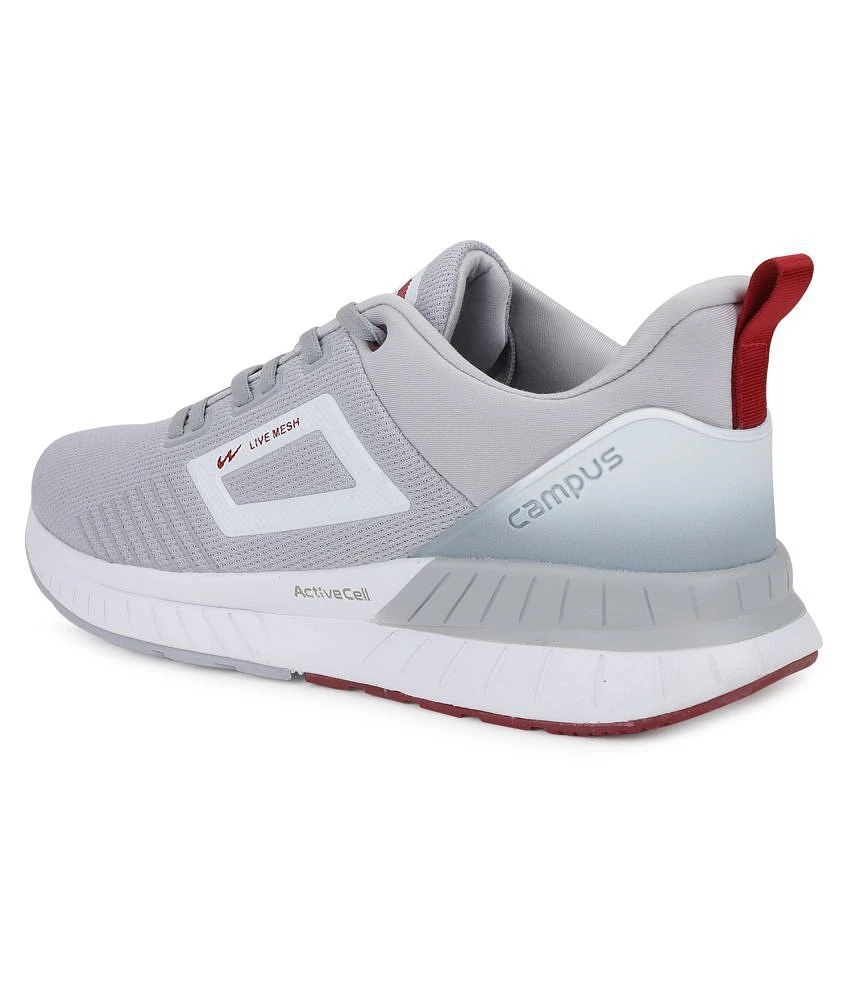 Affordable Men Campus EVOK Grey Mens Sports Running Shoes - None 2025 at ShopCircuit | ONDC