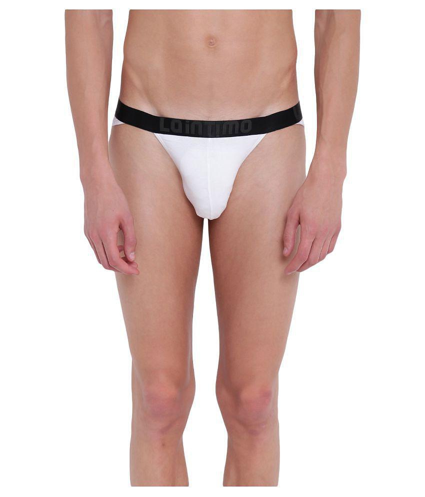 New Men La Intimo - White Cotton Blend Men's Thongs ( Pack of 1 ) - 3XL 2025 at ShopCircuit | ON