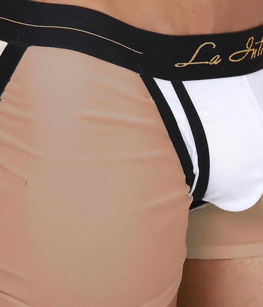 Affordable Men La Intimo - White Cotton Men''s Thongs ( Pack of 1 ) - L 2025 at ShopCircuit | ON