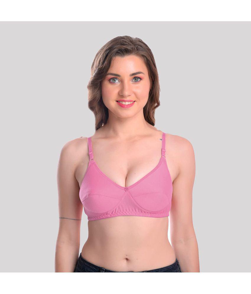Stylish Men Kiran Enterprises - Multicolor Cotton Blend Non Padded Women's Everyday Bra ( Pack o