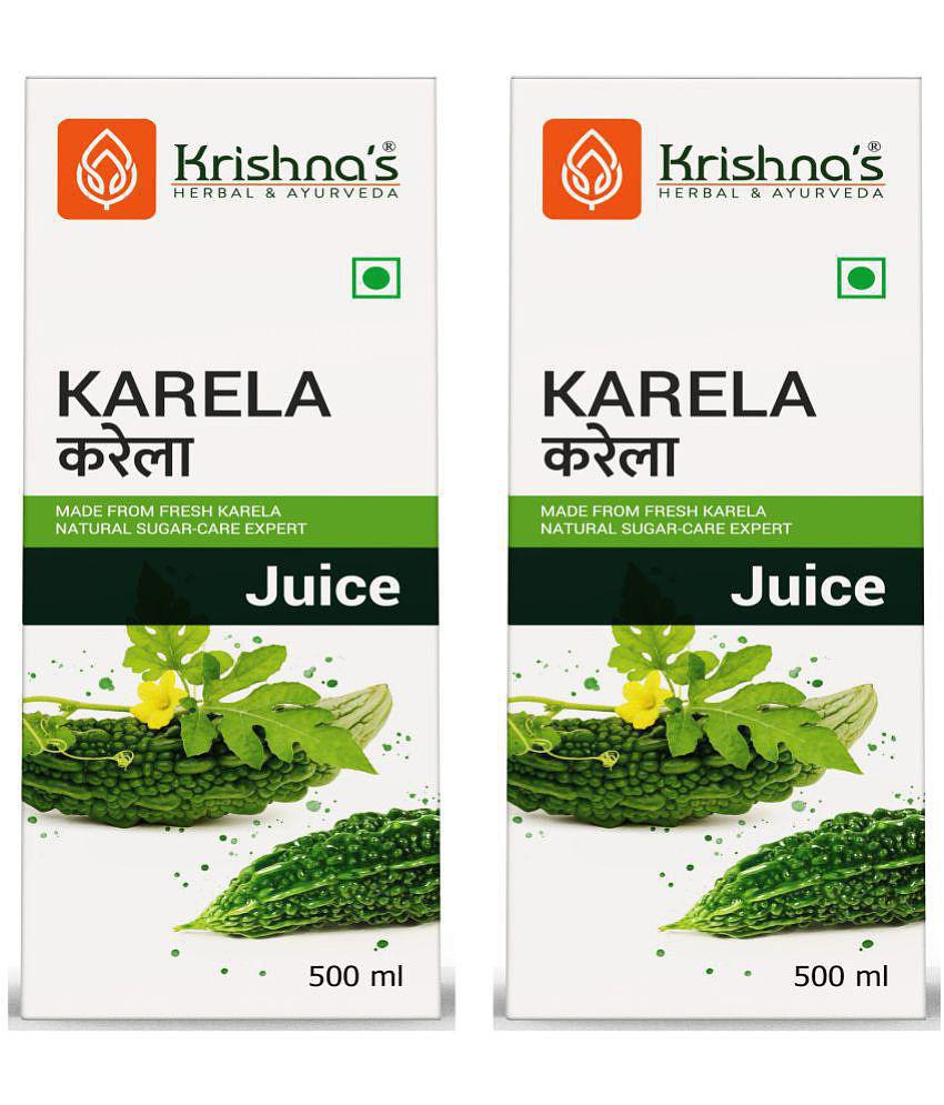 Krishna's Herbal & Ayurveda Karela Juice 500ml ( Pack of 2 )