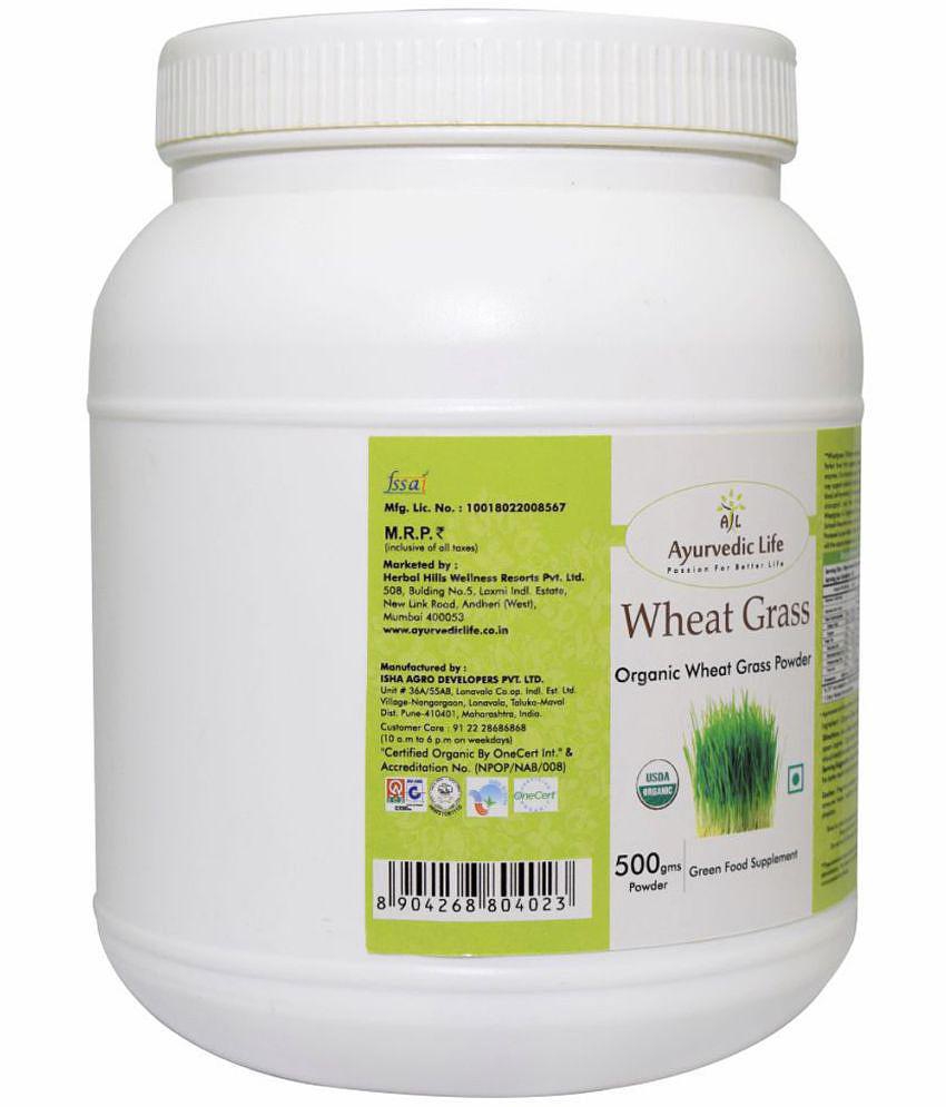 Ayurvedic Life Wheatgrass Powder 500 gm Pack Of 1