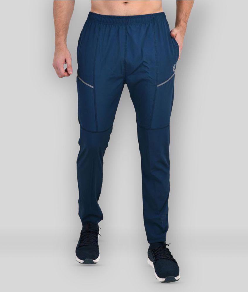 Forbro - Navy Blue Polyester Men's Trackpants ( Pack of 1 ) - M